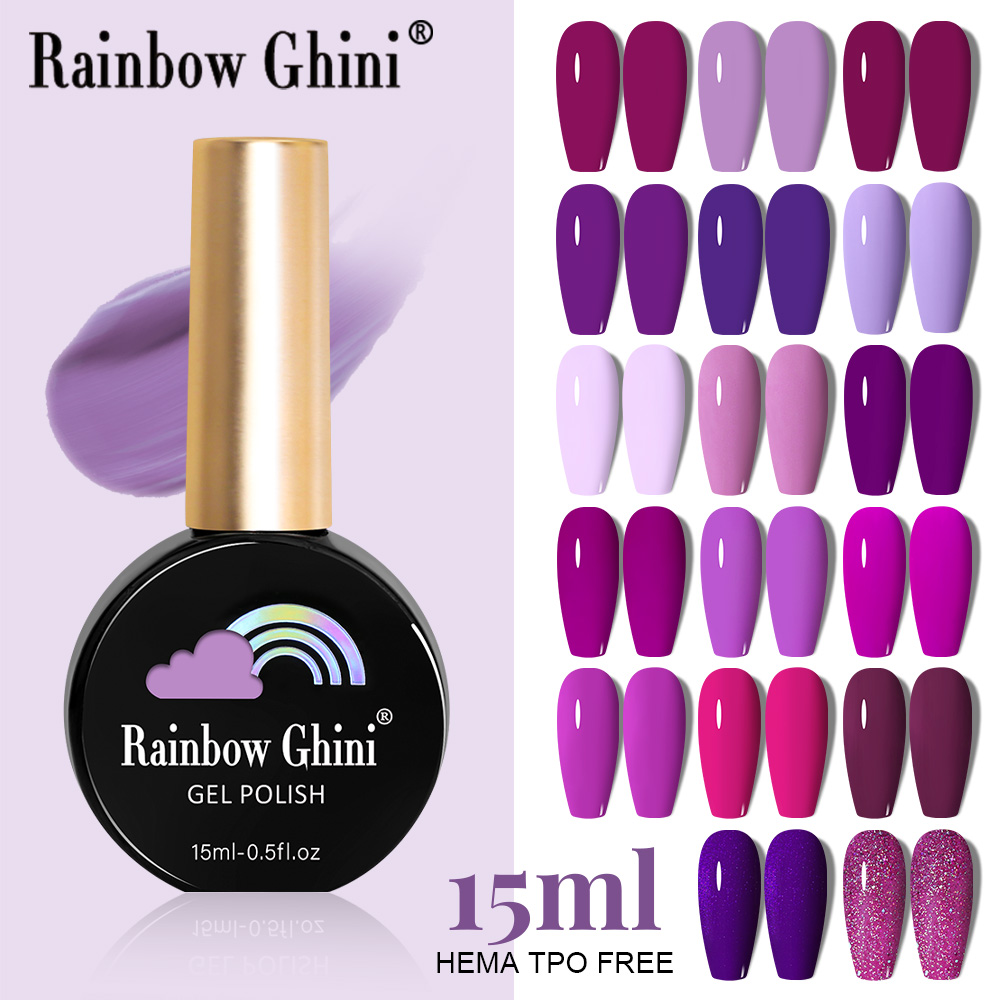Nail Art Violet - RG 15ml 17 Warna Seri Ungu
