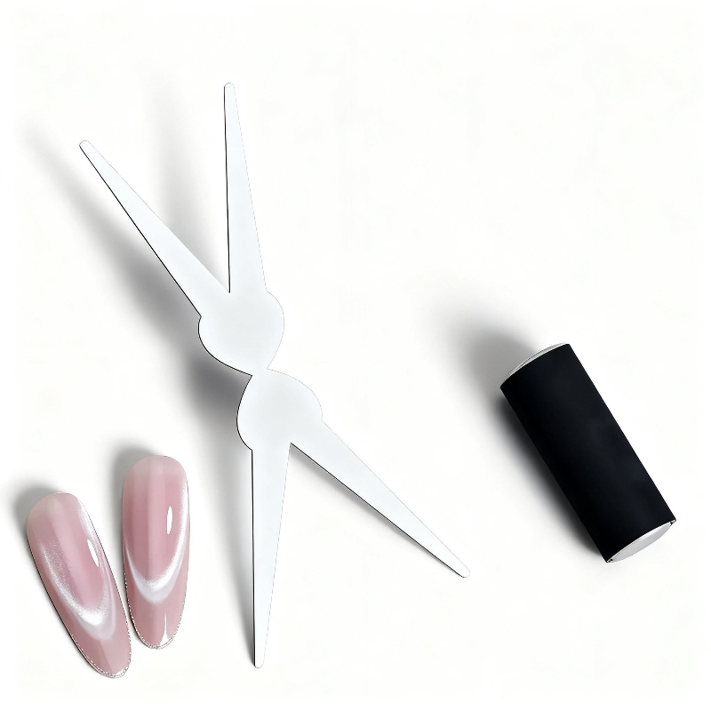 Nail Art Full Color - Magnet Kuku Berkepala Ganda Bentuk Prancis