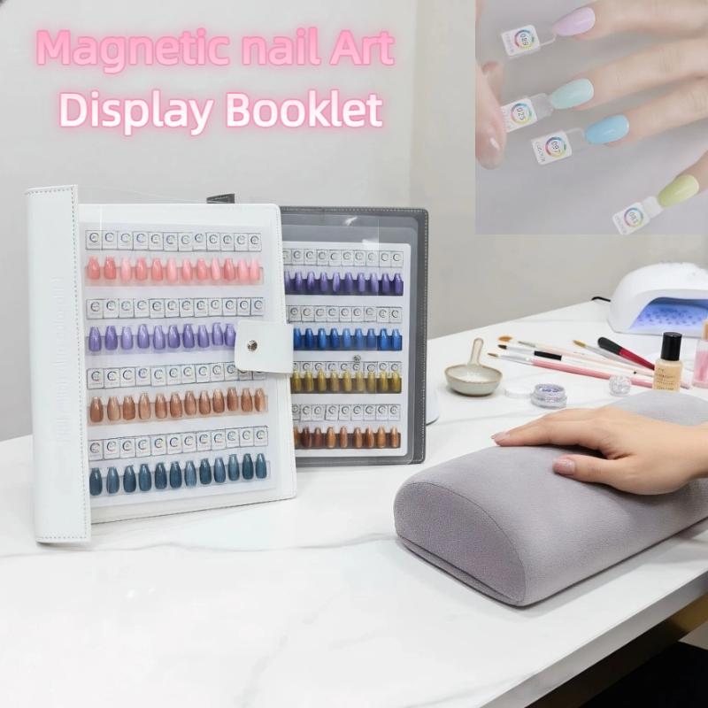 Nail Art Vector - 48/96/144/192 Warna Buku Sampel Kuku Magnetik