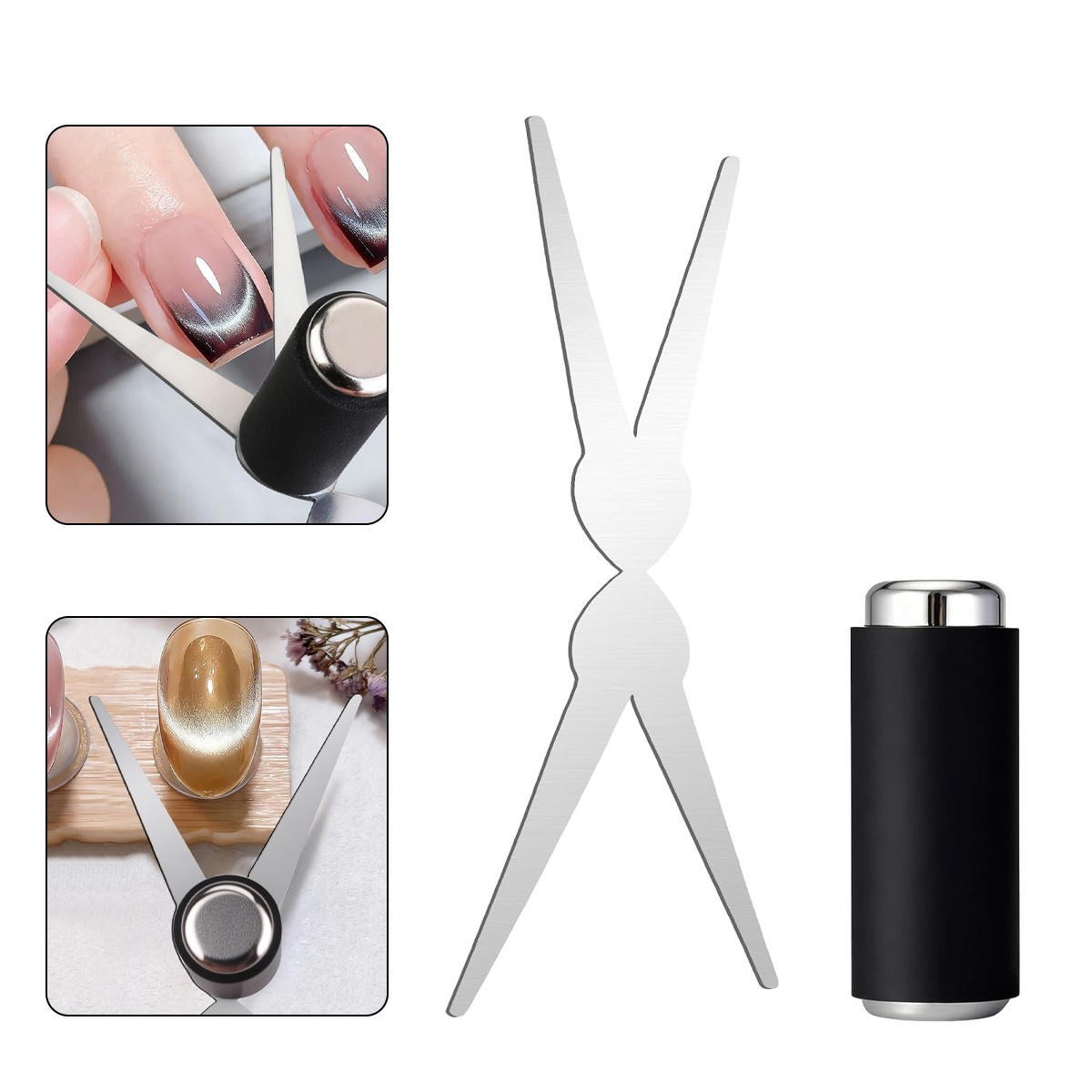 Nail Art Full Color - Set Magnet Nail Art Prancis Kepala