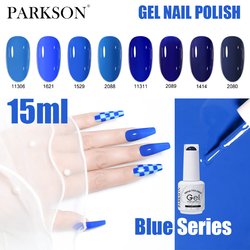 Nail Art Denim - Parkson 15ml Seri Biru Kuning Gel