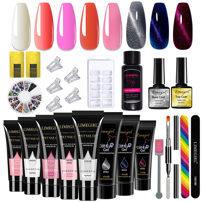 LIMEGIRL 15ml Perlengkapan Nai - Nail Art Extension Cat Eye ulasan dan harga