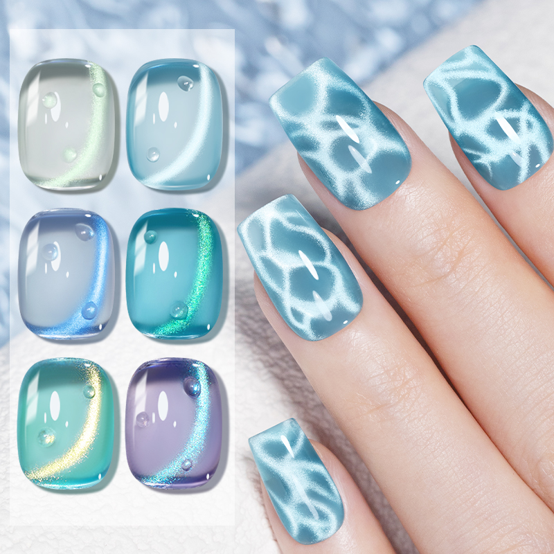 AWStorG 7.5ML Gel Mata Kucing  - Nail Art Violet ulasan dan harga