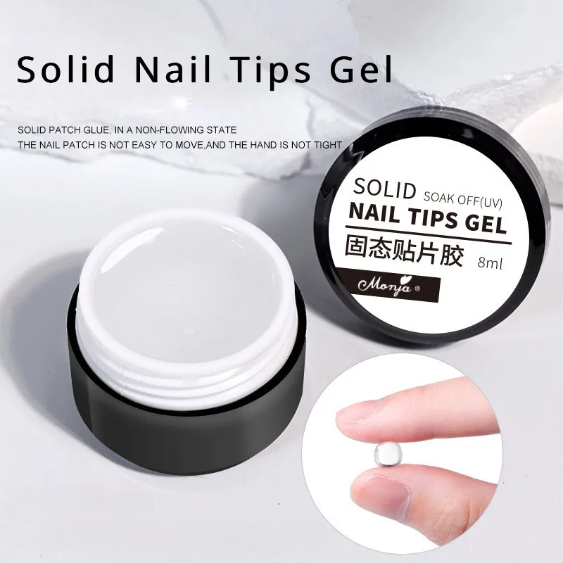 3pcs/set Ujung Kuku Solid Gel  - Nail Art Full Color ulasan dan harga