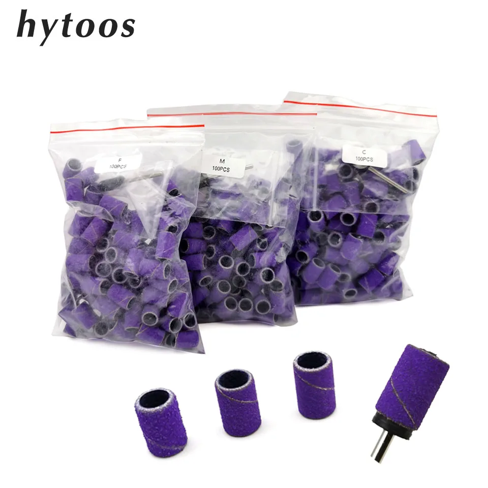 HYTOOS 100 buah/tas kepala bor - Nail Art Violet ulasan dan harga