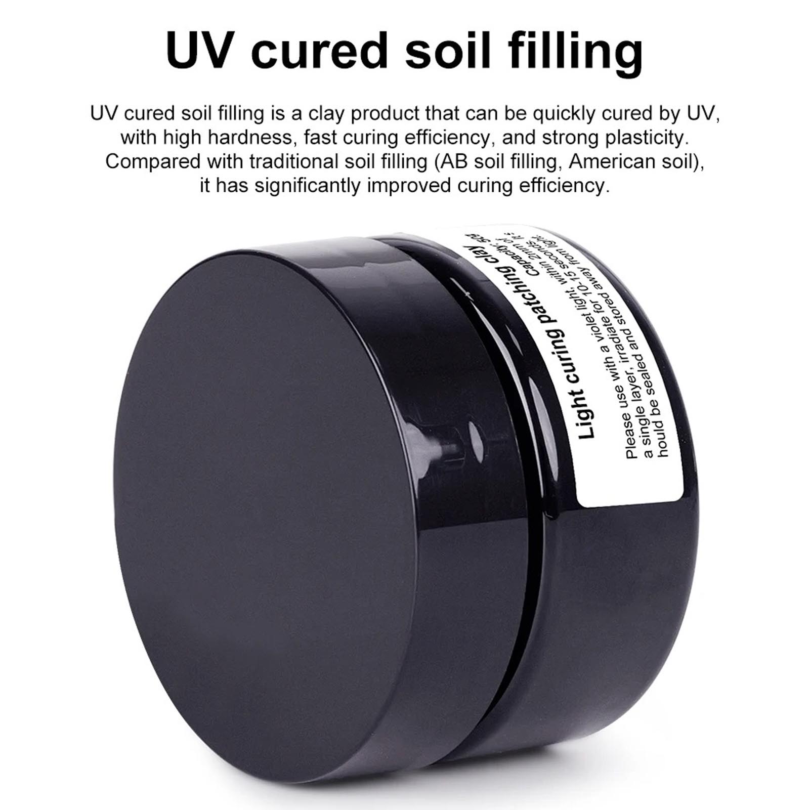 Ultra Violet Curing Putty 50g  - Nail Art Violet ulasan dan harga