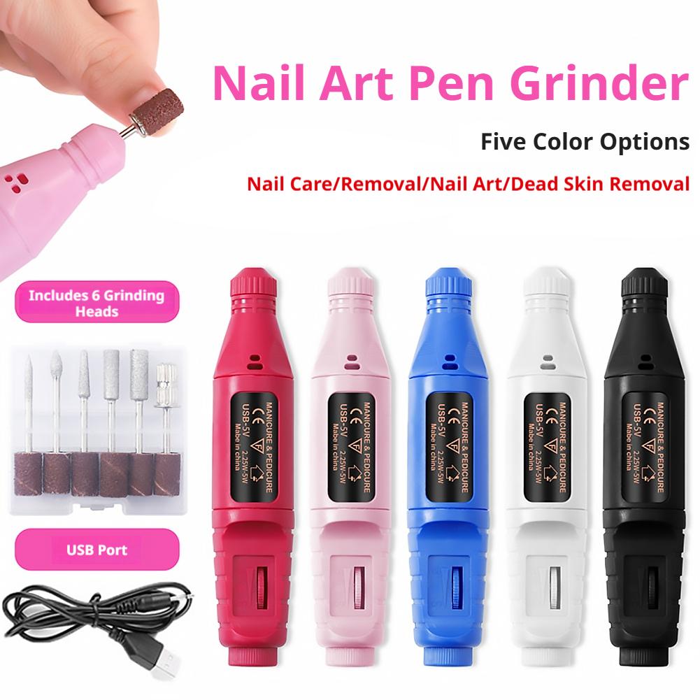 Pena Bor Kuku Elektrik Portabe - Nail Art Full Color ulasan dan harga