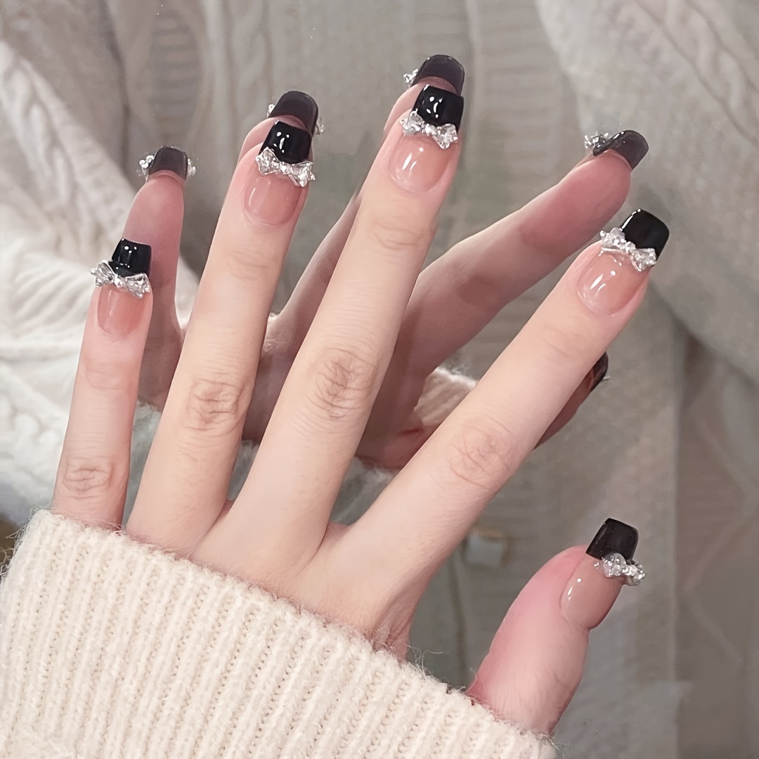 10 Buah Kuku Tekan Buatan Tang - Nail Art Emerald ulasan dan harga
