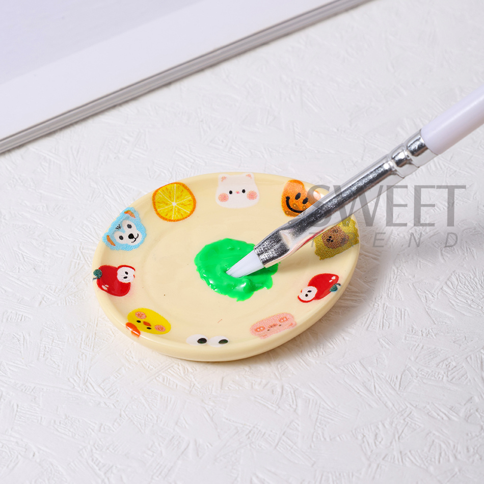 2 Buah Palet Warna Kartun Kuci - Nail Art Full Color ulasan dan harga