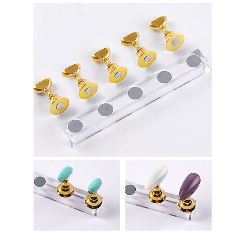 5/30 Buah/Set Tempat Kuku Magn - Nail Art Vector ulasan dan harga