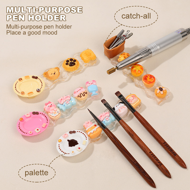 KANIU Tempat Sikat Kuku Bentuk - Nail Art Vector ulasan dan harga