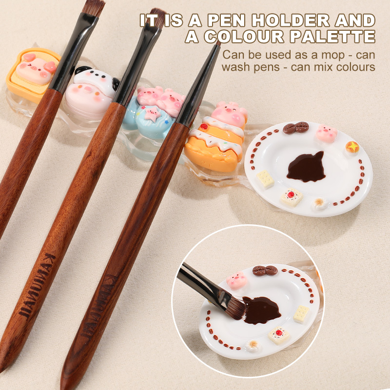 KANIU Tempat Sikat Kuku Bentuk - Nail Art Vector ulasan dan harga