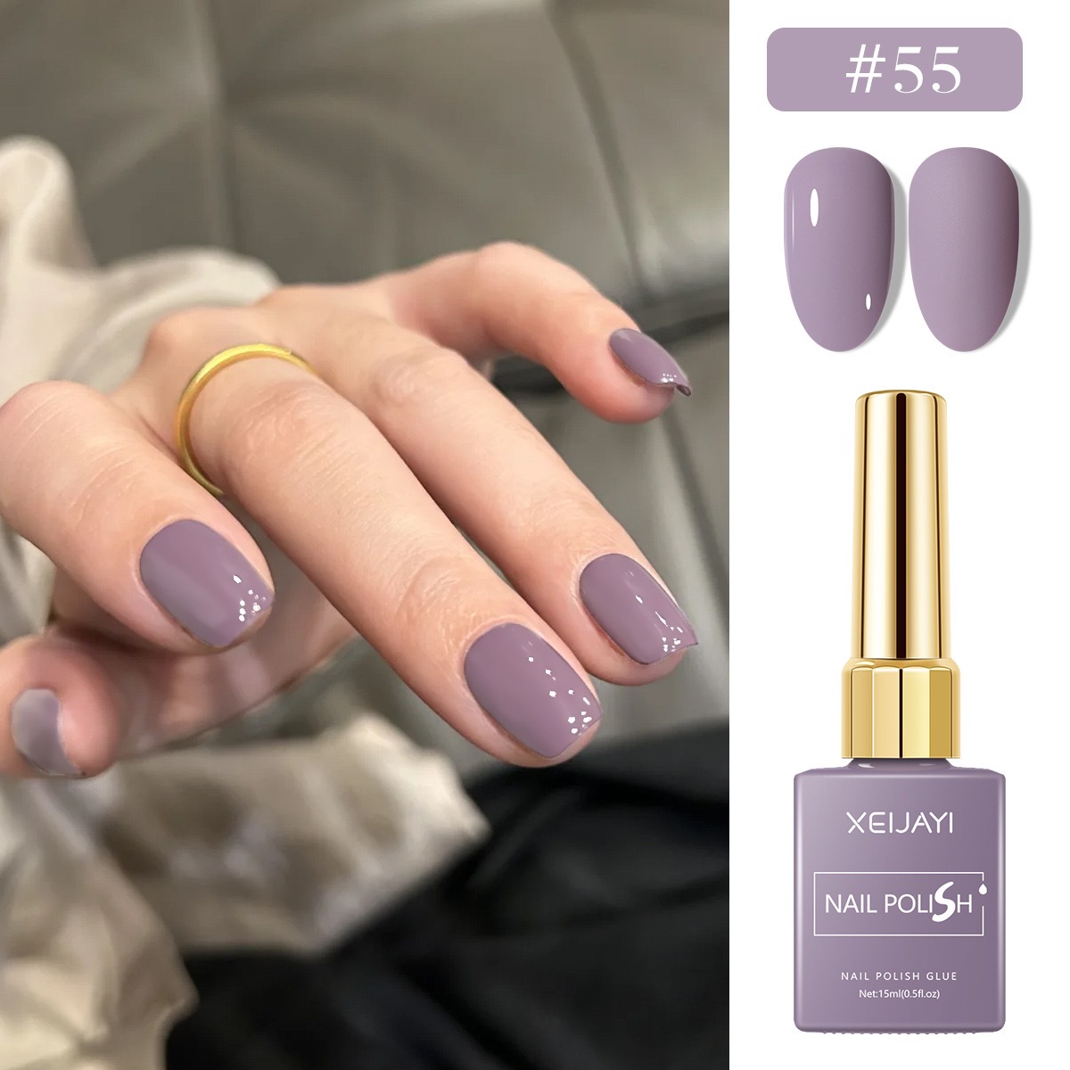 6 Buah/Set 15Ml Cat Kuku Gel 6 - Nail Art Violet ulasan dan harga