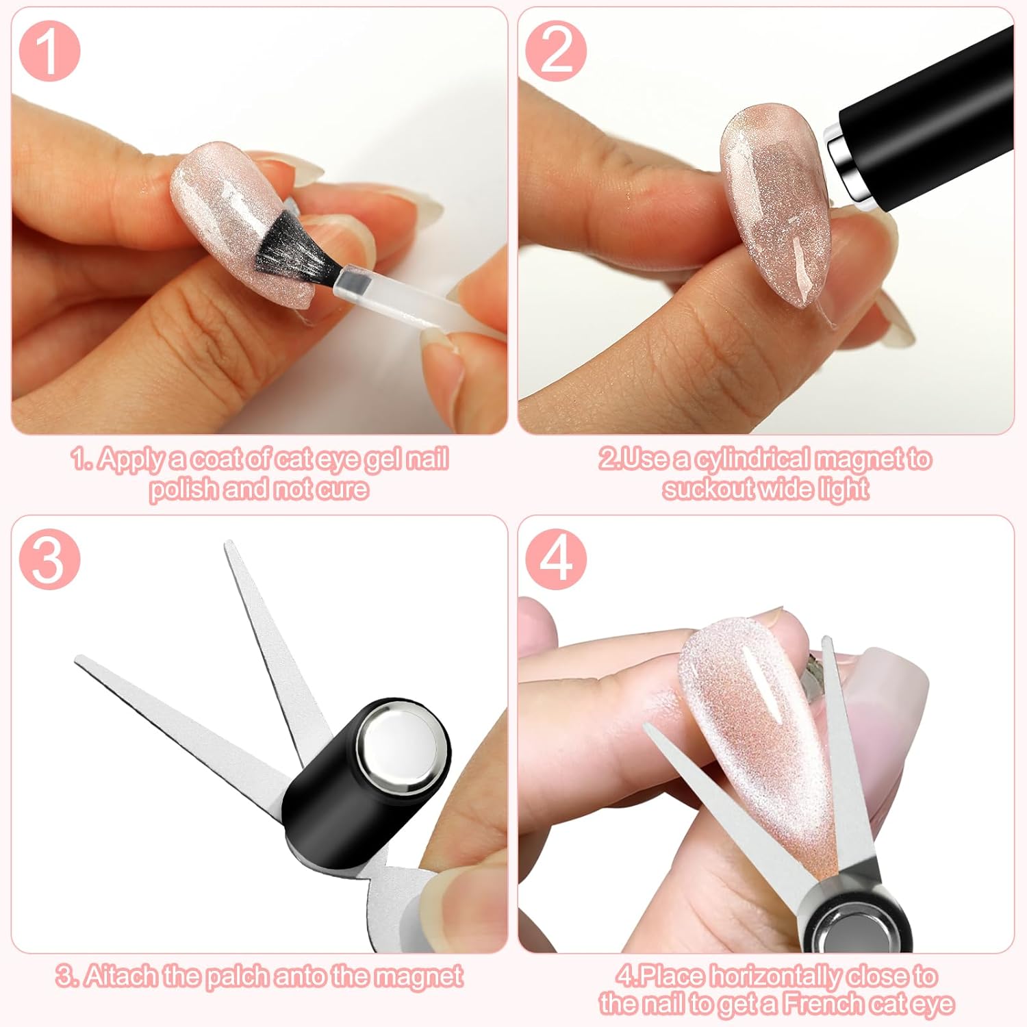 Magnet Kuku Berkepala Ganda Be - Nail Art Full Color ulasan dan harga