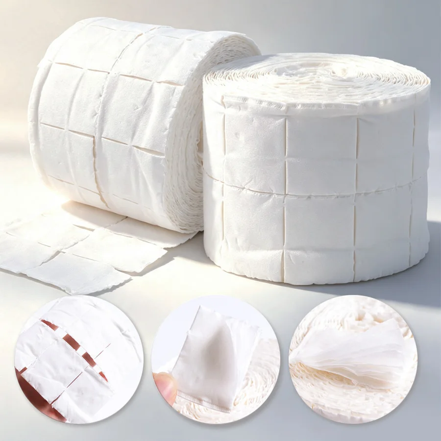 300/500Pcs Gulungan Kain Lap K - Nail Art Remover ulasan dan harga