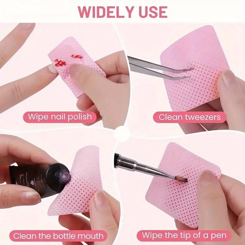 20/600Pcs Tisu Kuku Bebas Sera - Nail Art Remover ulasan dan harga