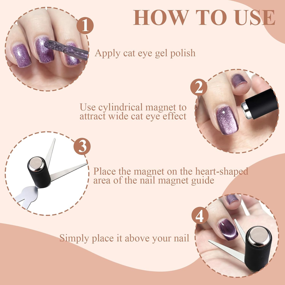 Set Magnet Nail Art Prancis Ke - Nail Art Full Color ulasan dan harga