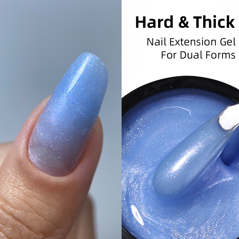 MSHARE 50G Gel Kuku Pembangun  - Nail Art Violet ulasan dan harga