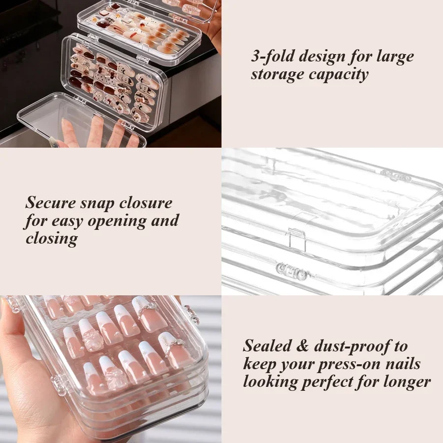 Kotak Penyimpanan Kuku Lipat T - Nail Art Vector ulasan dan harga