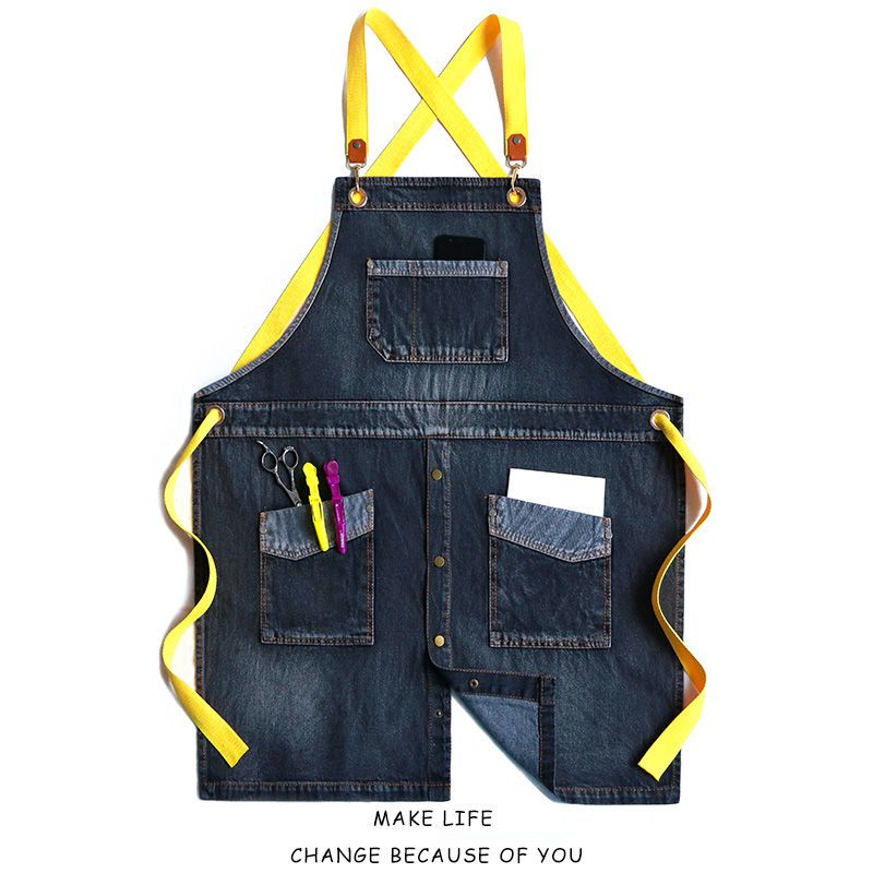 Celemek koboi rumah dapur modi - Nail Art Denim ulasan dan harga