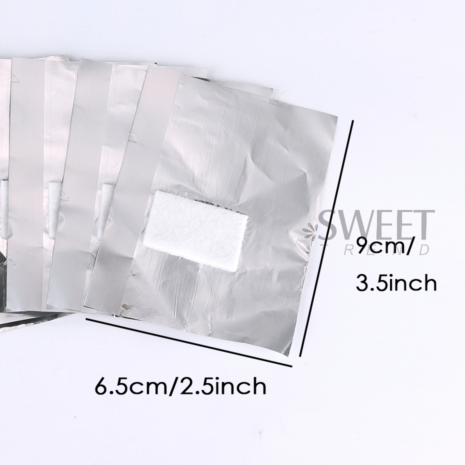 50/100 Buah Aluminium Foil Pen - Nail Art Remover ulasan dan harga