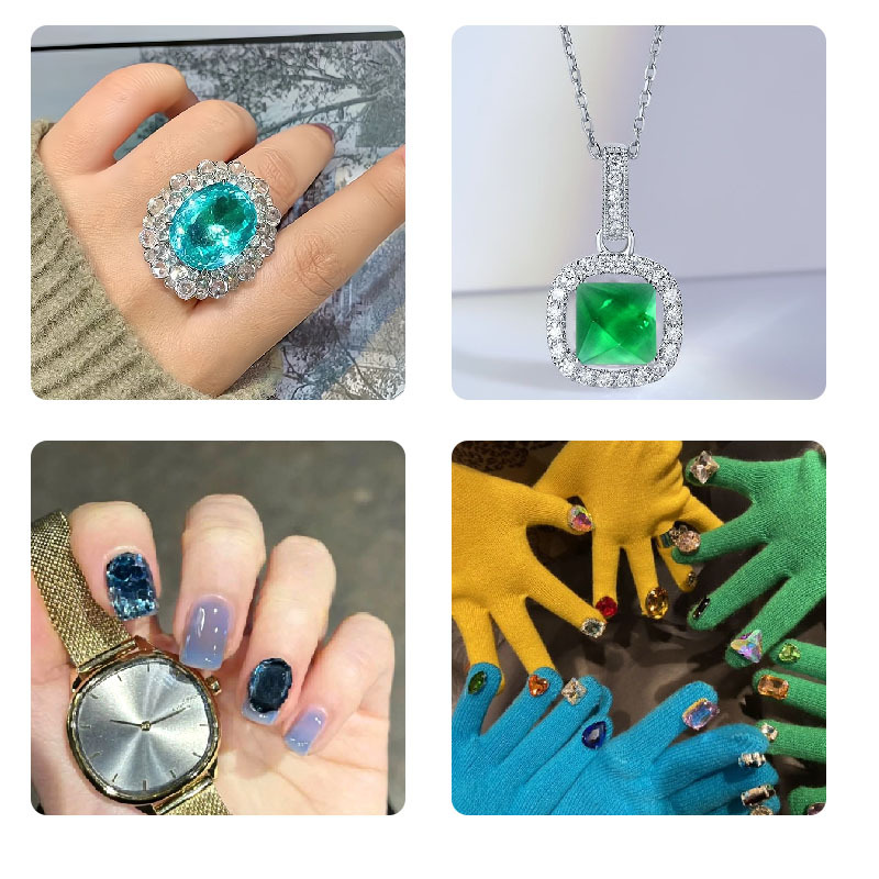 DIY cincin kubus kalung gelang - Nail Art Emerald ulasan dan harga