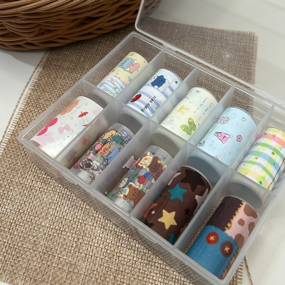 10 Gulungan Kertas Transfer Fo - Nail Art Denim ulasan dan harga