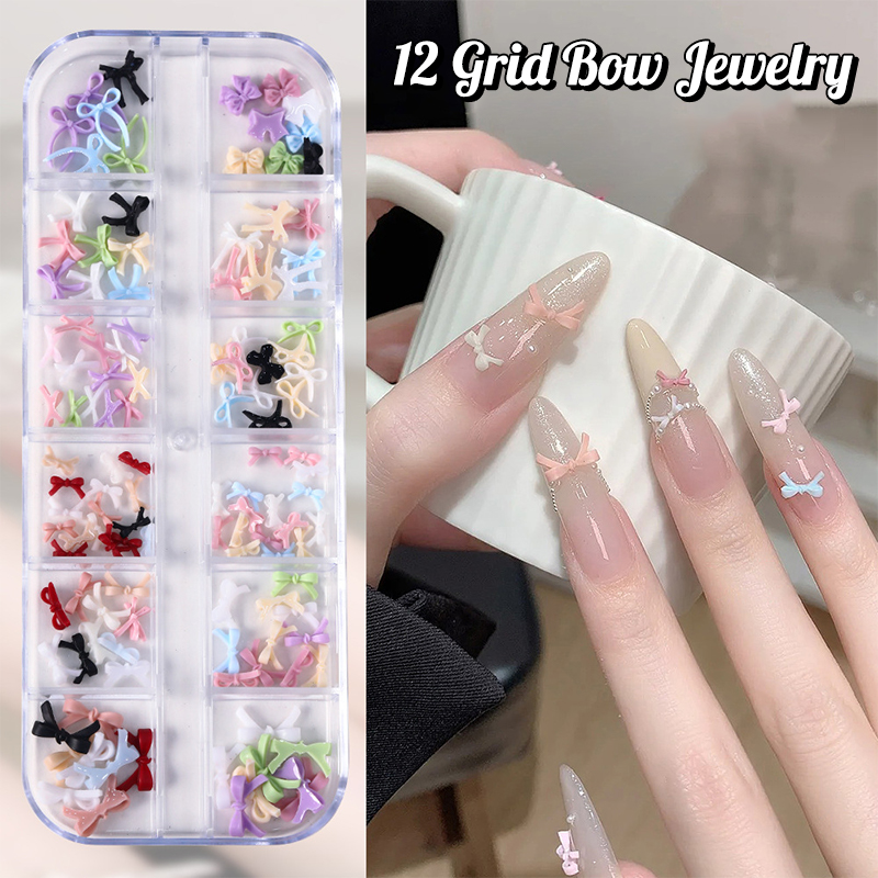 12 Hiasan Kuku Bentuk Pita Ber - Nail Art Emerald ulasan dan harga