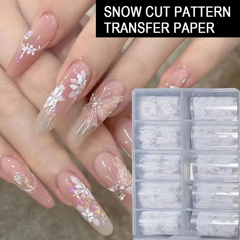 10 Gulungan Desain Baru Stiker - Nail Art Denim ulasan dan harga