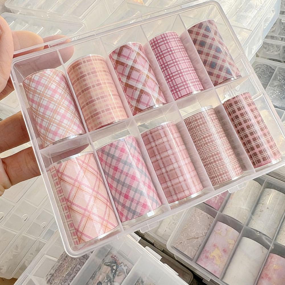 10 Gulungan Desain Baru Stiker - Nail Art Denim ulasan dan harga