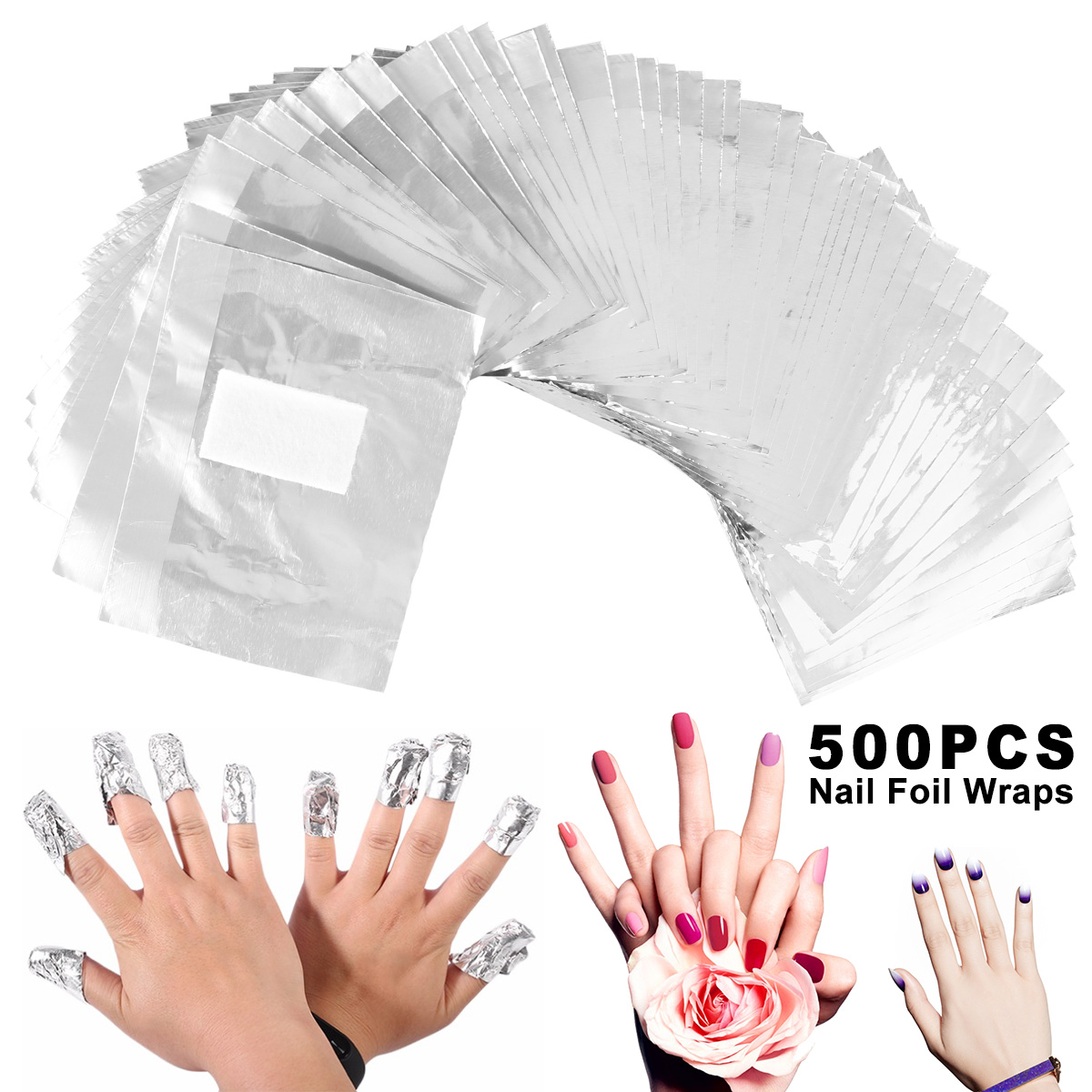 500/1000Pcs Tisu Penghapus Kut - Nail Art Remover ulasan dan harga